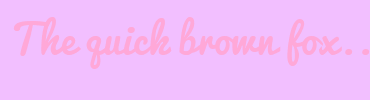 Image with Font Color FFA8D8 and Background Color F2BFFF
